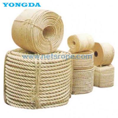 China ISO1181-2004[E] 3 Strand White Sisal Rope for sale