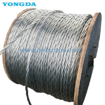 China 3x19 Galvanized Steel Wire Ropes For Highway Guardrail for sale