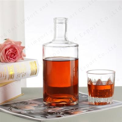 China Beverage Design 100ml 500ml 700ml 750ml BELLAGIO Spirit Liquor Vodka Glass Bottle for sale