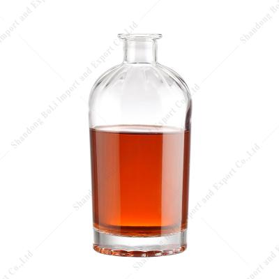 China High Quality Customized Beverage Hot Sale Liquor Bottle For Tequila 700ml 750ml 1000ml Whiskey Brandy for sale