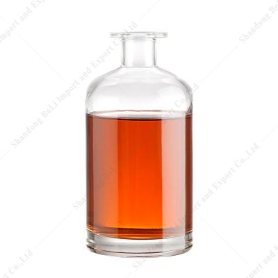 China High Quality Customized Beverage Hot Sale Liquor Bottle For Tequila 700ml 750ml 1000ml Whiskey Brandy for sale