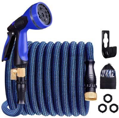 China Adjustable Expandable Garden Hose Water Hose With 10 Function Spout for sale