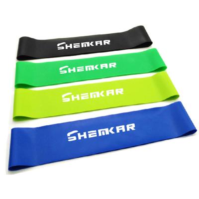 China Colorful Home Fitness Exercise Low Price Workout Gym Latex Resistance Loop Bands for sale