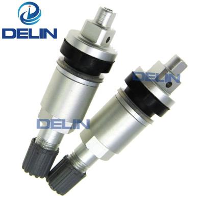 China DELIN Universal Aluminum Material Tubeless Tire Valve Stem Tire Repair Kit for sale