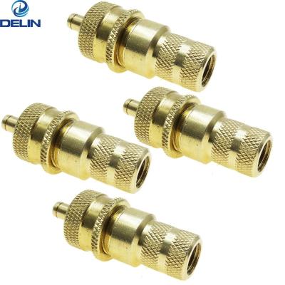 China Brass 4WD / Copper Brass Off Road Tire Deflator Valve Kit 6-30 PSI Auto Adjustable Type Set for sale