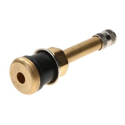 China DeLin brass metal truck tr573 tire copper brass valve for sale