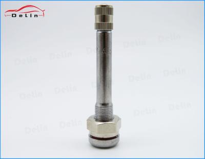 China DeLin Brass Copper Stainless Steel Truck Tire Valve TR543 Brass Valve Stem for sale