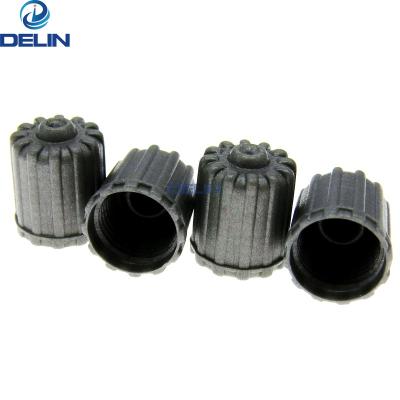 China TPMS Valve Stem Cap Gray Plastic Rubber Tire Valve Stem Covers TPMS Tire Cap for sale