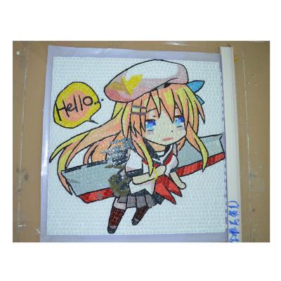 China ZF Parquet Customized Cartoon Wall Painting Ideas Art Mosaic Mural Style Foshan Luxury Factory Customized for sale