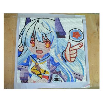 China ZF Parquet Customized Simple Art Mosaic Painting Wall Cartoon Patterns Puzzle Mural Made in China for sale