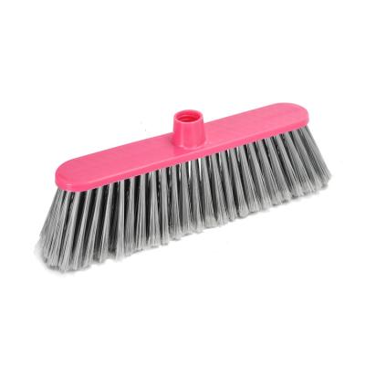 China Factory Price Upright Broom Brush and Dustpan Set with Wooden Broom Stick for sale