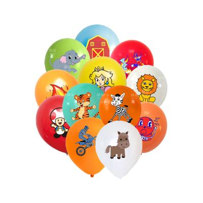 China Beautiful Colorful Husband Super Cartoon Balloons Animal Balloon Customization Game Style Party Latex Balloon For Kids Play for sale