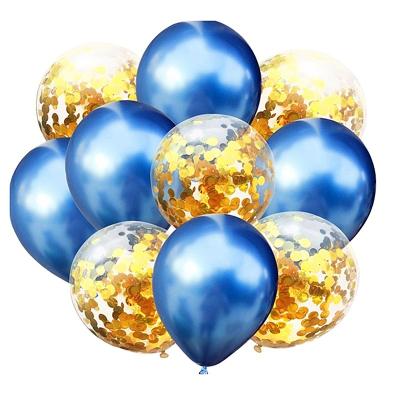 China Beautiful Colorful Balloons Latex Balloons Metallic Chrome Birthday Balloons For Birthday Wedding Party for sale