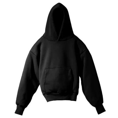 China Wholesale Custom Double Layered Hoodie Streetwear Yeezy Pullover Logo Oversized Heavy Weight Anti-wrinkle Fleece for sale