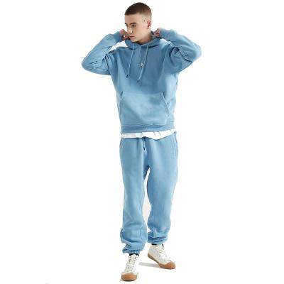 China Men's Fashion Cotton Tracksuit Men's Blank Hoodies Breathable Casual Custom Two-Piece Mens Outfits Sweatsuits Jogging Suit Sets for sale