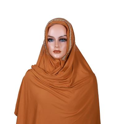 China Abaya Maxi Dress High Quality 180*80cm Solid Color Malaysia Women Modest Scarf Cotton Premium Tank Top Hijab for sale