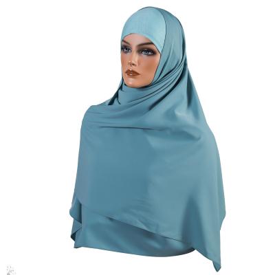 China Cotton+polyester Islam Pakistani Arab Turkish Pakistani Plain Georgette Shawl Muslim Scarf Women Chiffon Hijab for sale