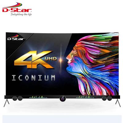 China Hotel TV Manufacturer 75 inch 4K UHD HDR 2060P Crystal LED Smart TV 65 inch led smart tv 32 inch with wifi for sale