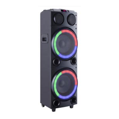 China AirPlay Maker Dual 12 Inch Portable Party Speaker Karaoke Cart Speaker for sale