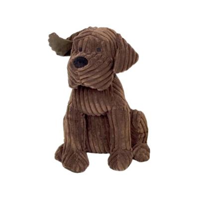 China Up 36 Months Door Stopper Soft Toy Dog Plush Material Corduroy for sale