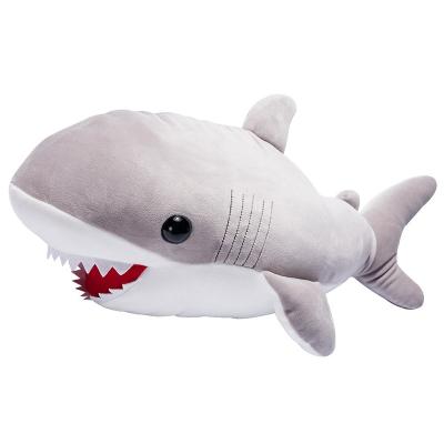 China Large Viable Neat Soft Body Pillow Shark Stuffed Plush Toy for sale