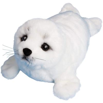 China White Plush 30cm Animal Zoo Harp Seal Plush Stuffed Plush Toys for sale