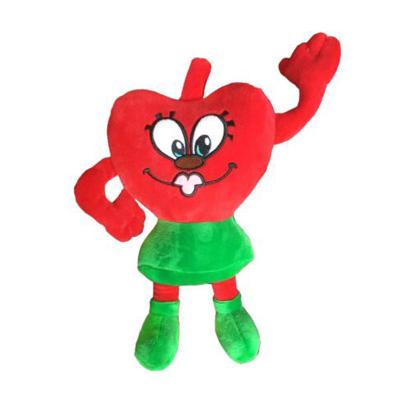 China Up 36 Months Cute Handmade Stuffed Vegetable Fruit Doll Plush For Kids for sale