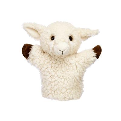 China Up 36 Months Mini Plush Stuffed Animal Sheep Customized Wholesale Toy Plush Hand Puppet for sale