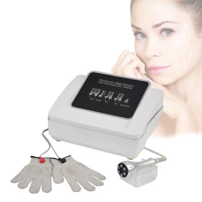 China Micro Current Micro Current Magic Gloves Face Lifting Beauty Machine Face Lift Skin Massager Magic Gloves for sale