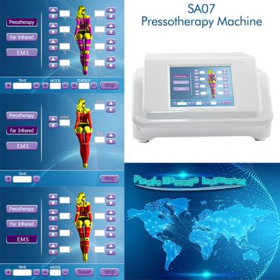 China Skin Tightening 3 in 1 Infrared Thermal Pressotherapy EMS Muscle Stimulation Pressotherapy Weight Loss Machine for sale