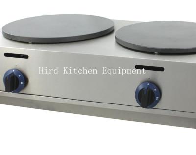 China Auto-thermostat Control 2-Plate Gas Pancake Maker Machine for sale