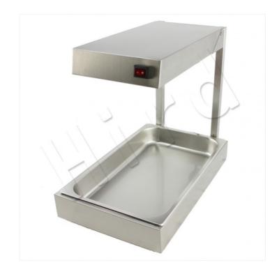 China Electric Stainless Steel Snack Potato Chips Tool / Worker Warmer Station For French Fries for sale