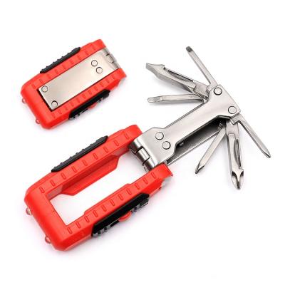 China Multitools Pocket Knife Wrench Easy Key EDC Tool Chain Tool with LED Light, Screwdriver for sale