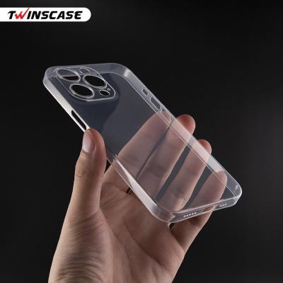 China Fast Shipping Shockproof High Anti Clear Yellow Super Thin PP Transparent For iPhone 12 13 Pro Max Case Cell Phone Case for sale