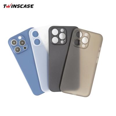 China Shockproof Frosted Translucent Color Support Radio Charging For iPhone 13 12 Pro Max Slim Case for sale