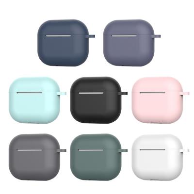 China 2022 Shockproof New Original Colorful Soft Silicone Case For Apple AirPods Pro Prevention Earphone Case for sale