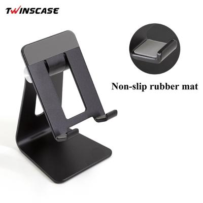 China Hot Selling Adjustable Anti-fall AluminumTablet Desktop Phone Holder Stable Stand For Smart Phone for sale