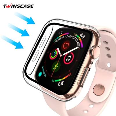 China Wholesale Waterproof Full Cover Case For Apple Watch Case Scratch Proof TPU High Clear Protective Cover For iWatch Watch Protective Shell for sale