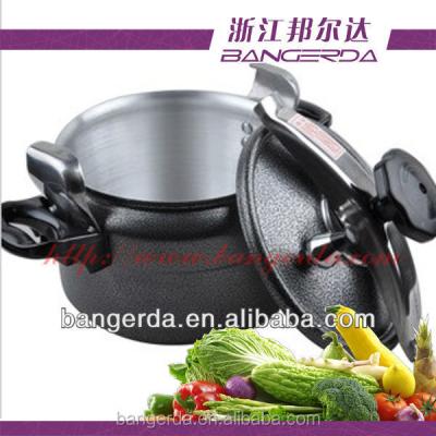 China Sustainable Competitive Powder Coated Aluminum Pressure Cooking Pot 24cm / 7L for sale