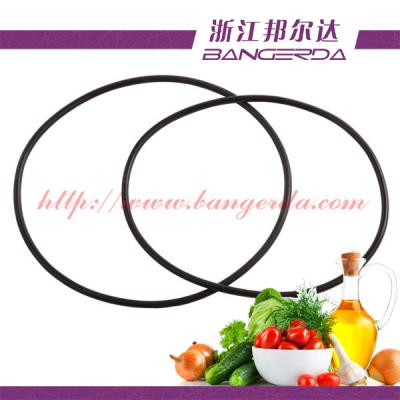 China Sustainable Black Color Silicone Gasket For Pressure Cooker / Pressure Cooker Spare Part for sale