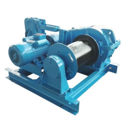 China Mine/ship/shipyard/water guard 0.5 1 1.5 2 3 5 10 15 cheap price 20 tons long wire rope electric winch for sale for sale