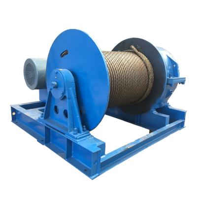 China Mine/Ship/Shipyard/Water Guard 25 Ton Electric Winch Pulling Marine For Hoist Crane Electric Winch for sale