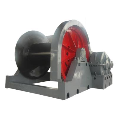 China Mine/boat/shipyard/water guard winch 100 ton 480v marine electric winch big heavy duty electric winch 220 for sale