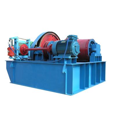 China Double Lifting Point Hydropower Station 10t 15t 20t Dam Gate Lifting Electric Winch for sale