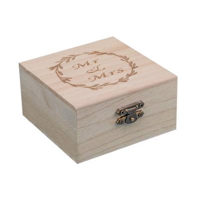 China Eco-friendly Wedding Ring Box, Rectangular Ring Box, Engagement Anniversary Valentine's Day Decorative Gift Box for sale