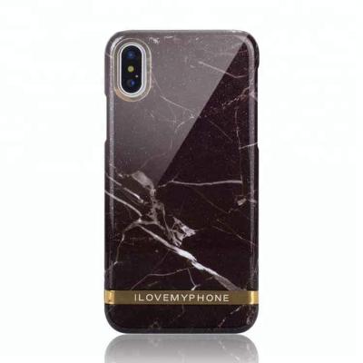 China Simple Fashion Design Customized Real Metal Band Phone Case For iPhone Xs Max for sale