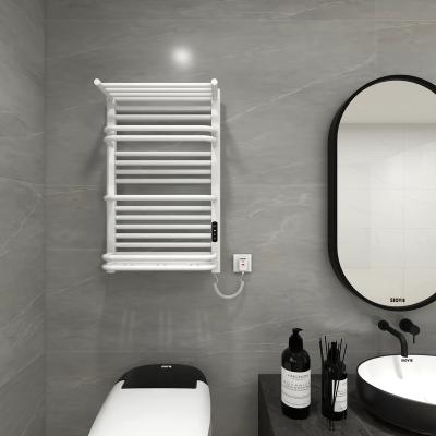 China Heater Electric Heated Towel Rack with Temperature Control for Bathroom Stainless Steel Towel Warmer for sale