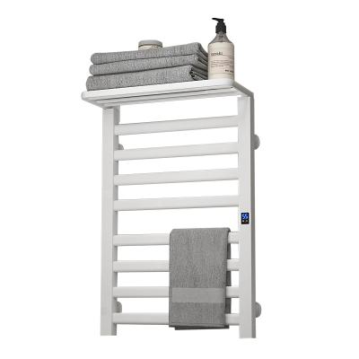 China Heater Towel Rail Radiator Temperature Control Electricity-saving Bathroom Electric Heated Towel Rack for sale