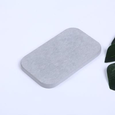 China Wholesale Bathroom Soap Anti-Slip Mat Eco-friendly Diatomaceous Earth Soap Dish Dry Mat Quickly for sale