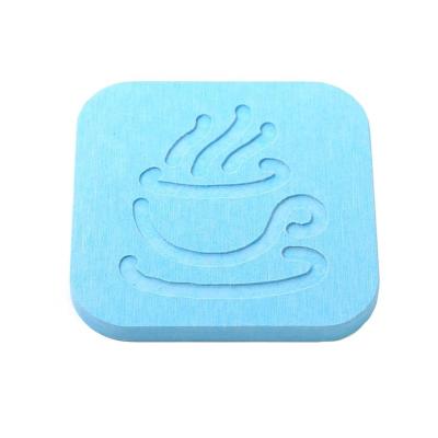 China Eco-Friendly Sustainable Diatomaceous Mud Water Mud Coaster Quick Absorbent Special Offer Anti Slip Diatomite Cup Coaster for sale